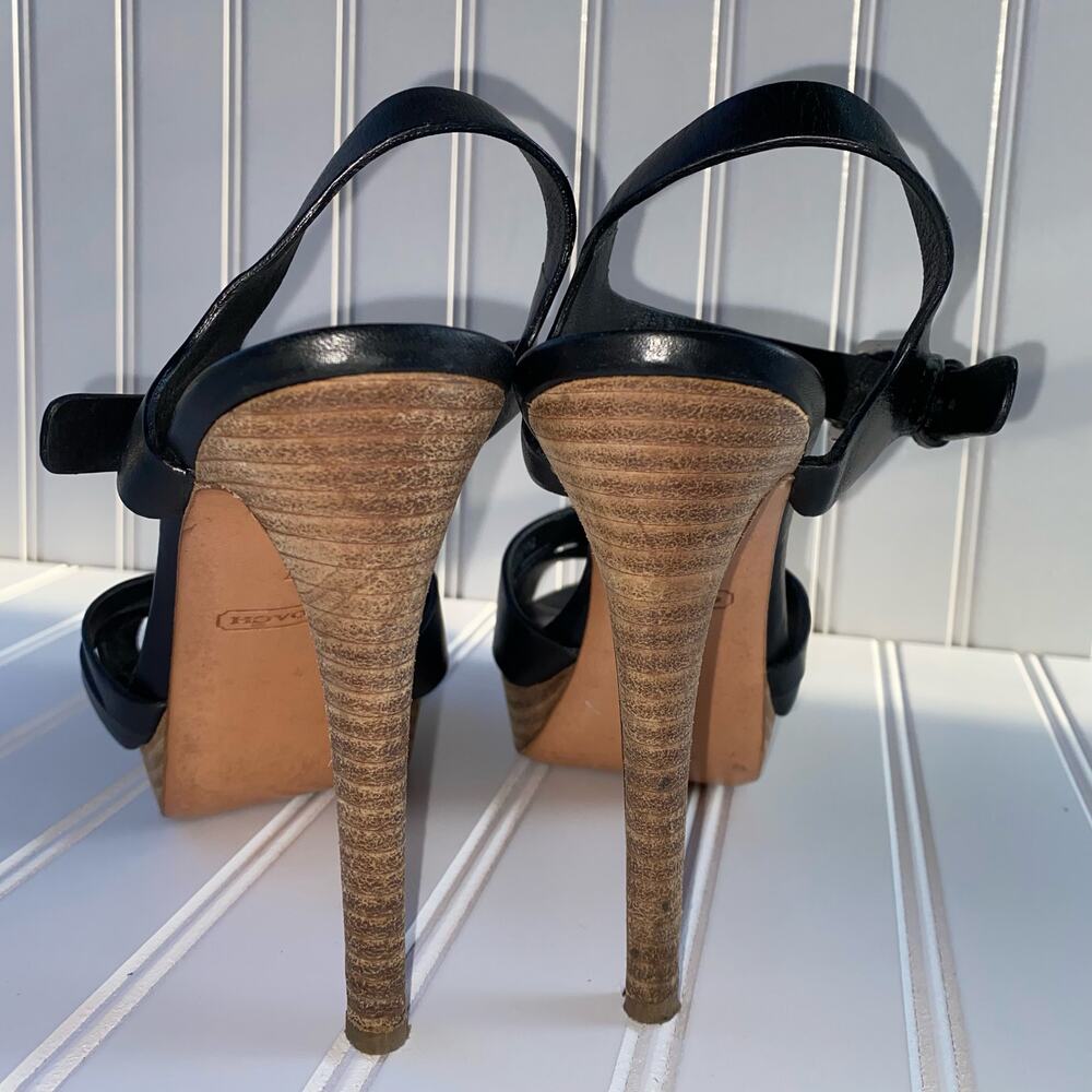 Coach Black Buckle High Heel Pumps Women’s Size 7 - Picture 5 of 7
